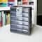 Quantum Storage Systems® Black & Gray 18-Drawer Cabinet